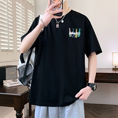 夏季男短袖t恤高品质多工艺发泡印大码T恤衫，男装T恤，星座1206（原A206）