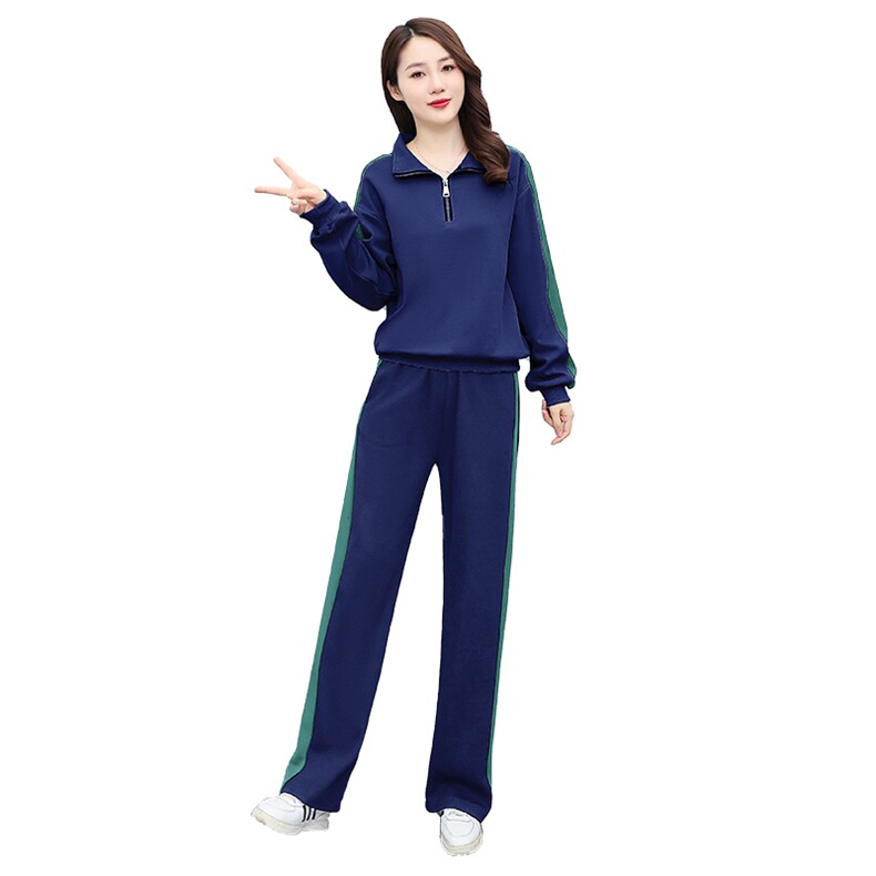 现货2024年新款春装高级时尚休闲洋气显瘦减龄套装,女装套装/套裙,凝聚力