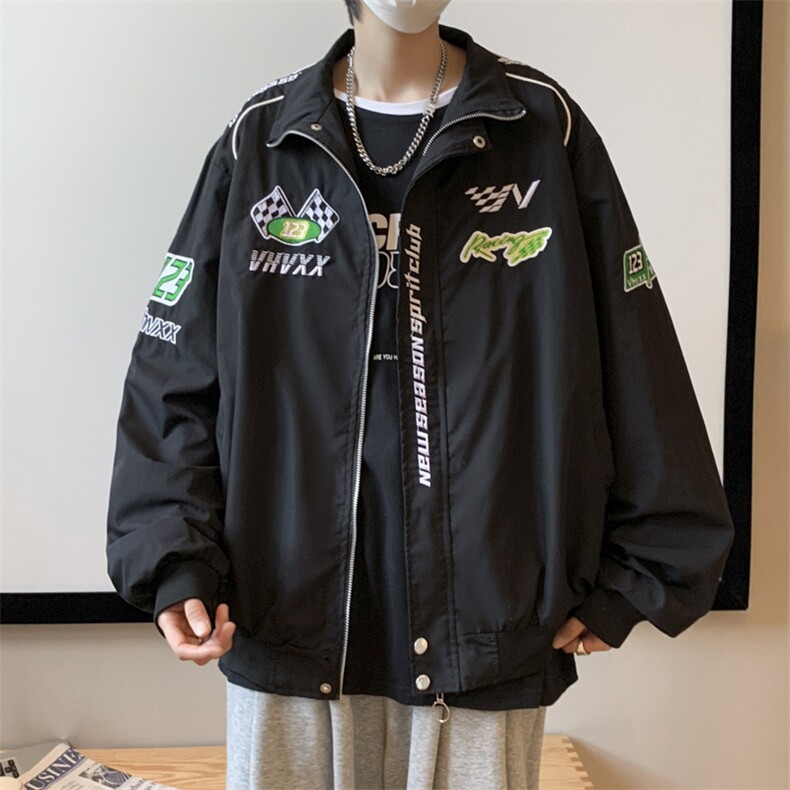 潮流夹克潮男春季工装机车夹克外套JY93P65,男装夹克,星座1116-2