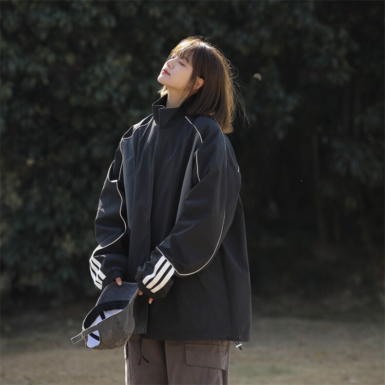 春季新款中性风三防户外夹克男立领冲锋衣外套DSA157B-JK1563-P75,男装夹克,电商A157B