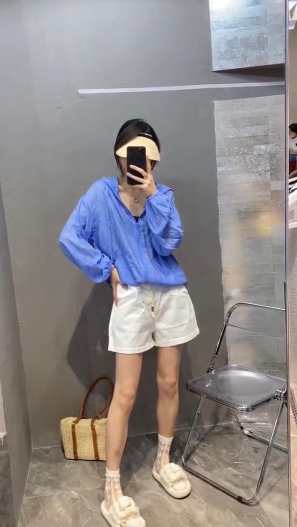 夏季新款韩版绣花洋气连帽防晒衣,女装其它,L·H·X