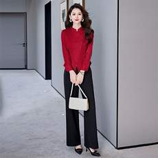 喜婆婆婚宴装春季妈妈礼服平时可穿婚礼穿搭高贵年轻洋气裤子套装，女装套装/套裙，火爆靓佳人