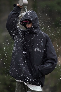 24冬双板山系户外防水防风滑雪服男士大码加棉加厚外套M77-P160图片