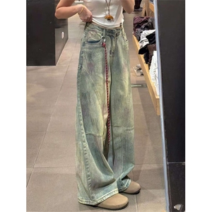【高质量现货特批50量大可谈 】男女秋季脏脏牛仔裤610A-33153图片