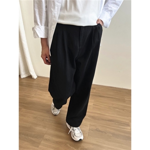 现货百搭休闲裤男士直筒裤显瘦裤子510-1-K1180图片