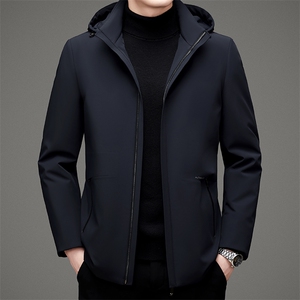 新款羽绒服爸爸装可脱卸内胆防寒服中年休闲外套MNSAY7015-P385图片
