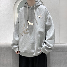 8XL连帽卫衣男大码胖子帽衫大号运动服WY2394-P35，男装卫衣，电商A040
