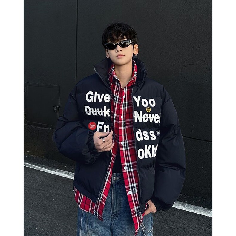 新款棉衣男冬季棉袄外套韩版潮流面包服假两件棉服Y6625P95,男装棉衣,星座1116-2