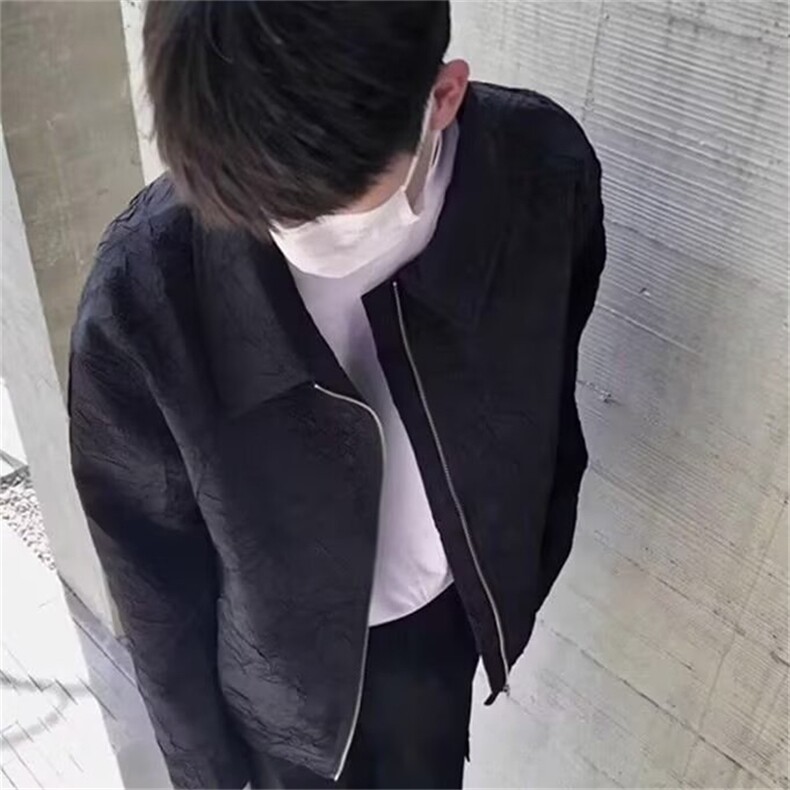cleanfit外套男春秋高级感痞帅棒球服美式bomber夹克LJK6022-P58,男装夹克,星座1008