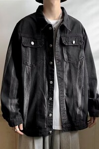 秋季牛仔外套男潮流夹克男外套休闲中性百搭上衣JK346-P65图片
