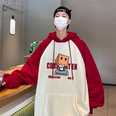 杏色配酒红