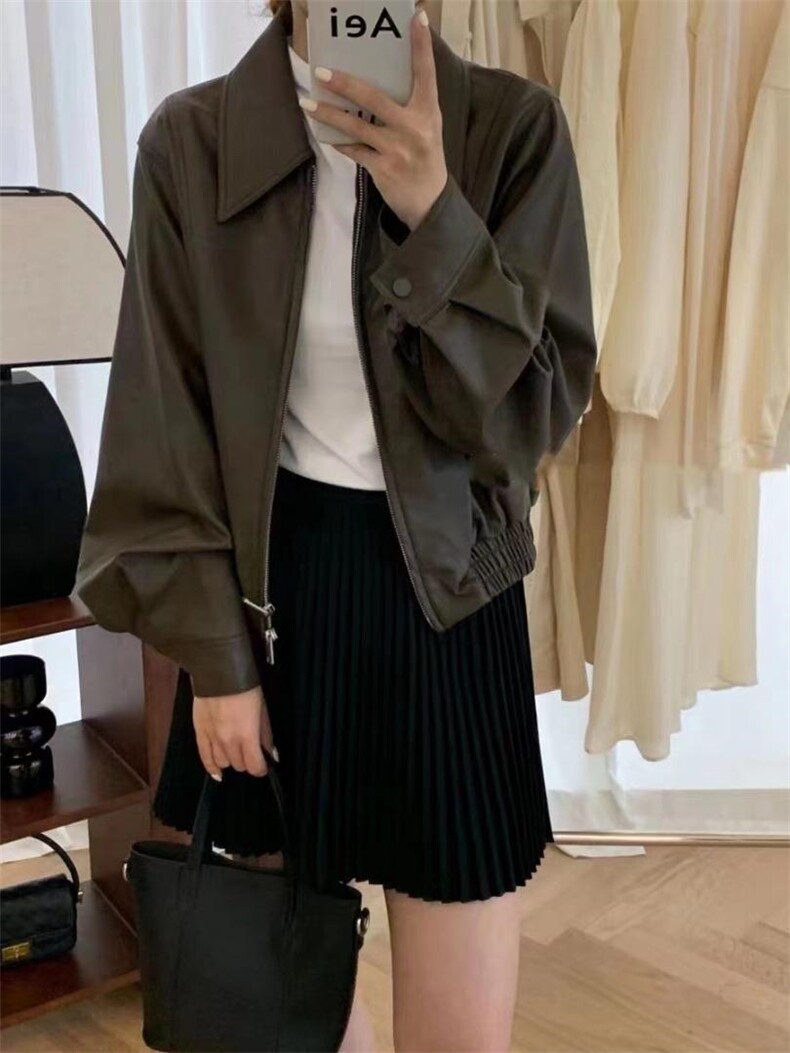皮衣，女装皮衣，卡薇尔