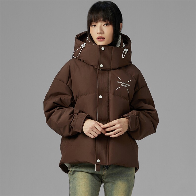 2024冬装新款时尚马吉拉潮流简约气质轻便连帽羽绒服,女装羽绒服,PLAYFOX