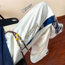 XZ616早秋季新款风刺绣拼接休闲裤TY914M-5XLP45控58，男装休闲裤，星座512A（原616）