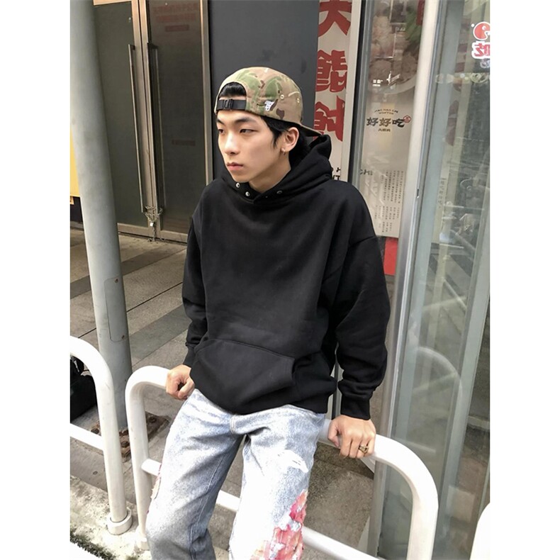 抖音得物品质26春装美式高街曼巴棉古铜两粒扣连帽卫衣外套XS066,女装短外套,电商A486-1