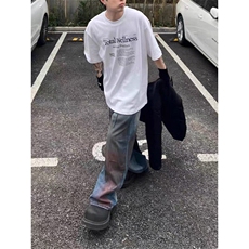260克纯棉潮牌印花短袖ZX0148-P28，男装T恤，星座313A(原308A-2)