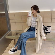 【现货】2025春秋新款中长款针织毛衣外套2C037921P105K158，女装针织衫/毛衣，2C037