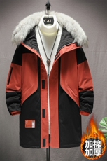 现货支持各种活动8XL~M冬新款2021加厚大毛领中长款棉大衣男大码，男装棉衣，钱塘717(原712)