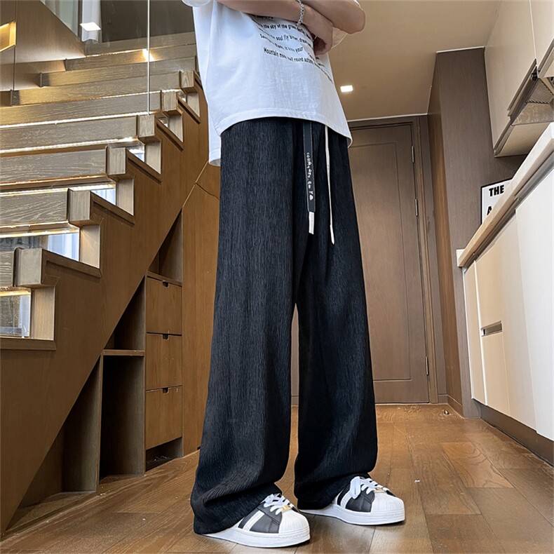 冰丝透气裤子男2025夏季新款肌理感冰丝裤子男休闲裤GB4536-P35,男装休闲裤,星座302B