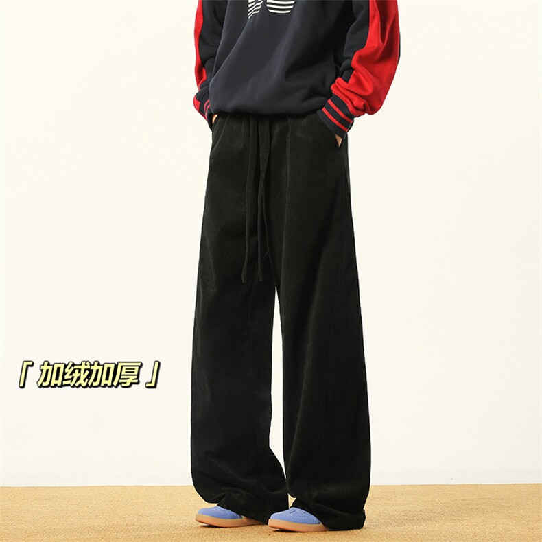 B258-K2581-P45控68加绒55控78灯芯绒弯刀裤成分聚酯纤维,男装休闲裤,电商B258