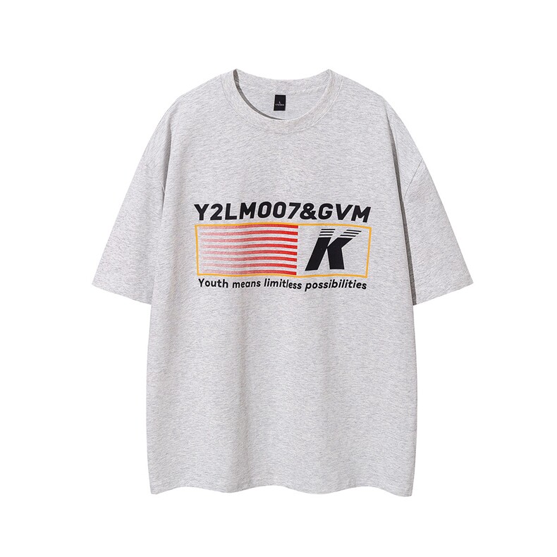 1白底条纹印花设计潮大码M-5XL短袖T恤男DT77779P18块特价控38,男装T恤,星座226-2
