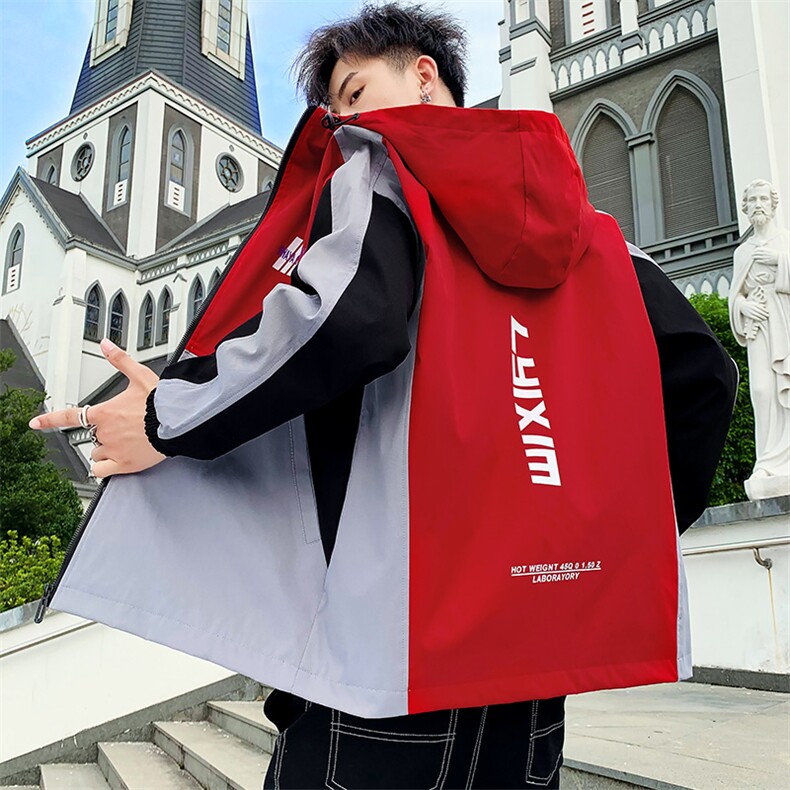男士秋季外套2021新款韩版潮流青少年帅气春秋款夹克JK183-P60,男装夹克,星座1206（原A206）