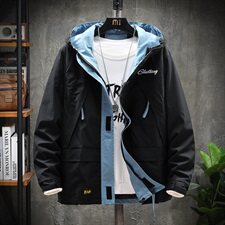 2021春秋新款M-5XL爆款拼色工装夹克男宽松上衣外套QT5070-JK05-P85，男装夹克，星座810(原QT5070)