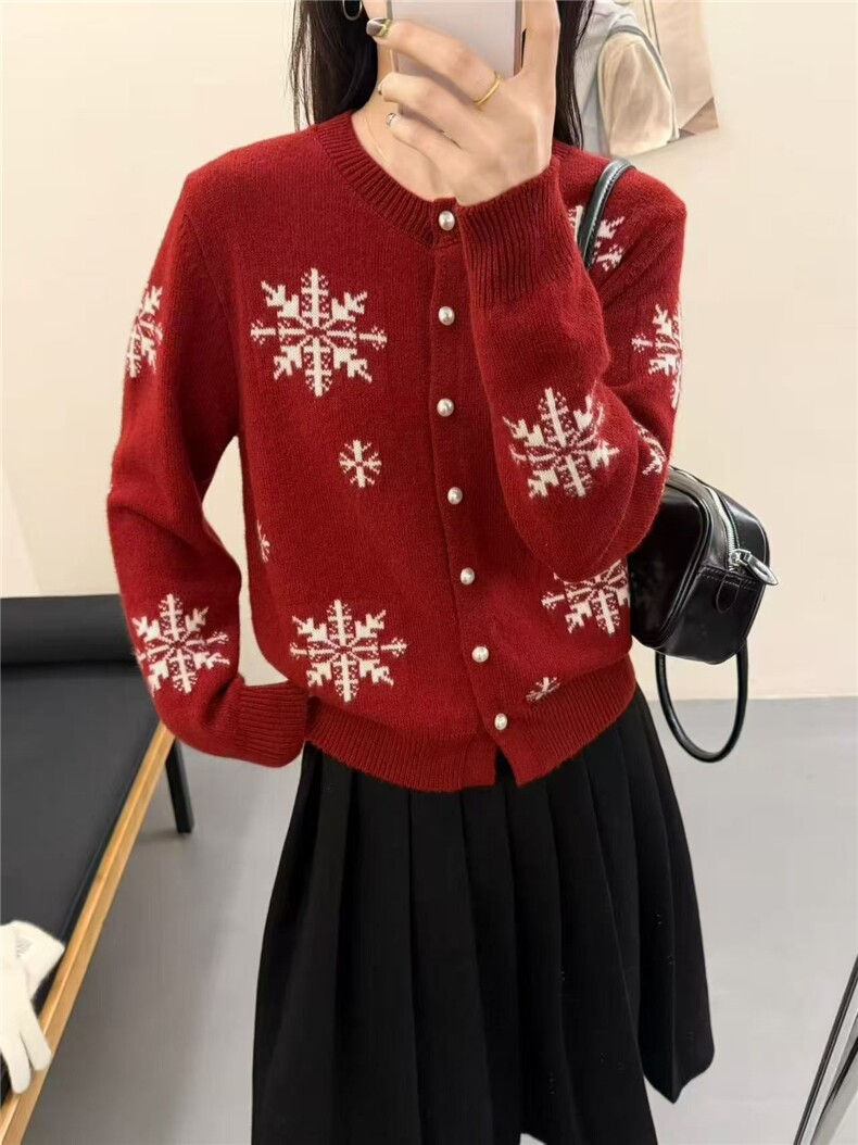 2026年秋季时尚百搭去简约休闲开衫，女装针织衫/毛衣，森墨