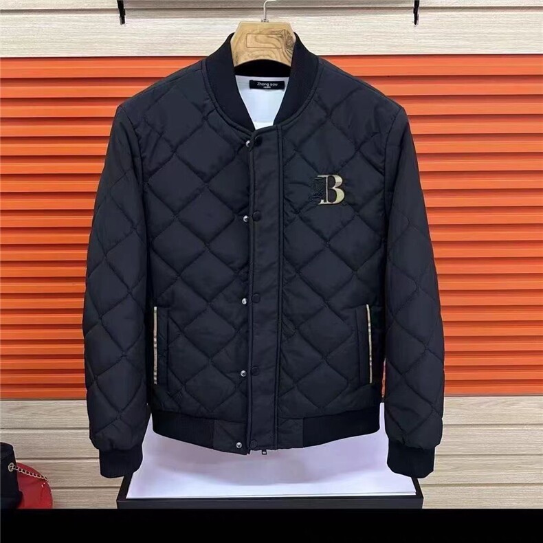 (网图)棒球领刺绣棉服简约百搭休闲潮流轻奢棉袄313B-JK5622-P110,男装棉衣,星座313B