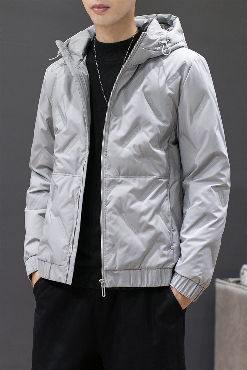 男士短款羽绒服2020新品潮流连帽青年冬季外套DS575T,男装羽绒服,电商A102