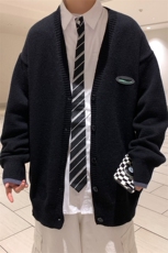 针织开衫男春秋毛衣外套新款2021外穿宽松v领线衣M260-P43，男装针织衫/毛衣，星座512-4
