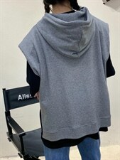 卫衣马甲百搭款，女装卫衣/绒衫，Alissa Lin