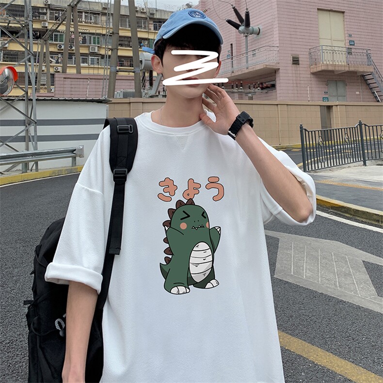 Q11037-P30 春夏季七分袖t恤男大码五分袖男短袖中袖图片