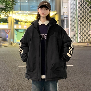 冬上新加棉加厚棉服中性保暖连帽棉衣外套男女 8321-P110控价158图片