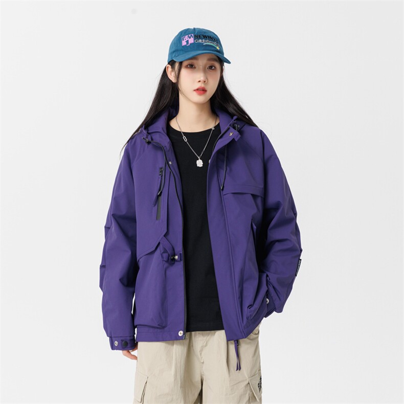 秋季新款现货三防户外夹克男连帽冲锋衣外套DSA157B-JK136-P85,男装夹克,电商A157B