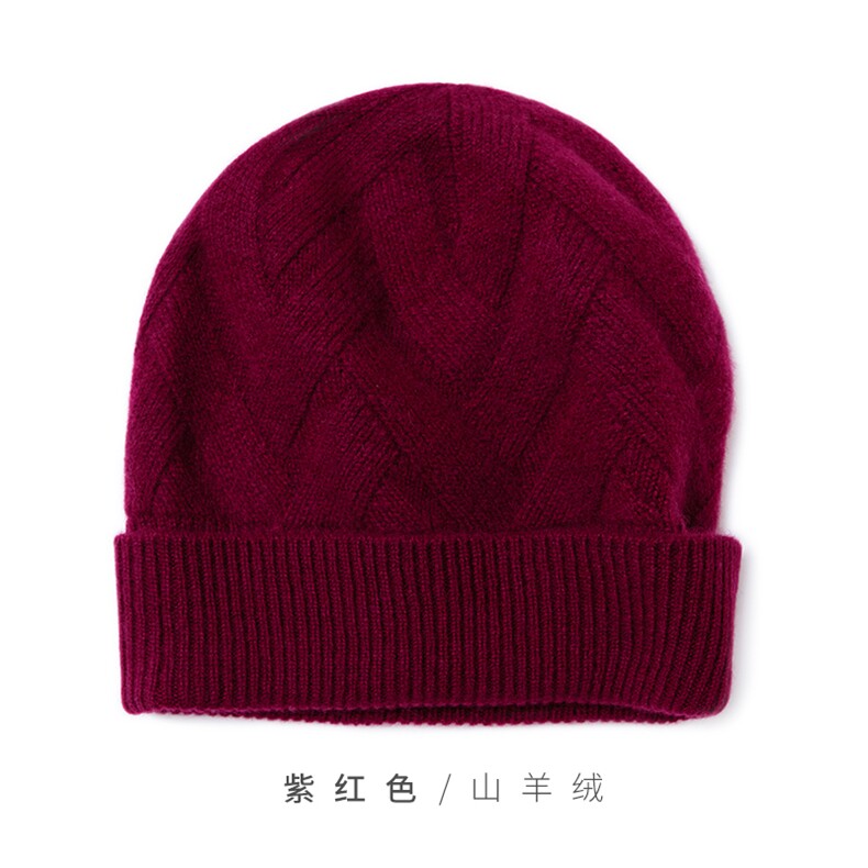 简约高级感纯色慵懒风时尚帽子,饰品帽子,远腾羊绒