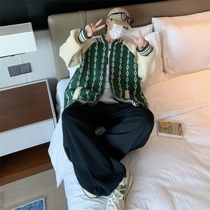 美式毛衣男慵懒风休闲针织衫开衫毛衣 MY102 P45图片