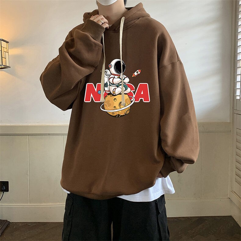 纯棉连帽卫衣男大码运动帽衫宽松薄WY2289-P35,男装卫衣,电商A040