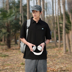 美式夏季新款Polo衫男士半袖日系潮牌男装宽松短袖t恤PL139-P45，男装Polo衫，星座1109-1