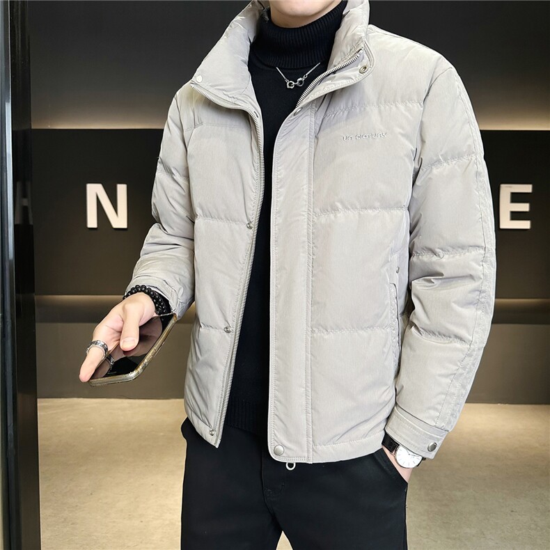 标50绒立领男士羽绒服冬季2025新款加厚外套A313-2632-P215,男装羽绒服,电商A313