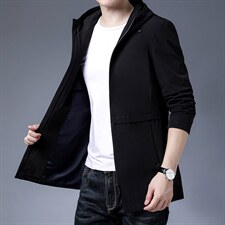 BH961钱塘2020-2秋冬季男士连帽时尚休闲修身夹克外套数据好P130，男装夹克，钱塘207-2