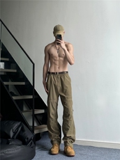 档口主推款软壳某音冲锋裤得物品质常规p45加绒p55，男装休闲裤，星座310A-4