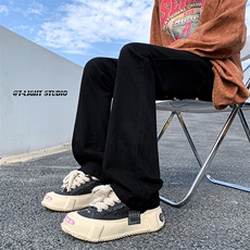 B221美式ins高街暗黑小众修身弹力休闲牛仔裤LK23010-P60控78，男装牛仔裤，电商B221
