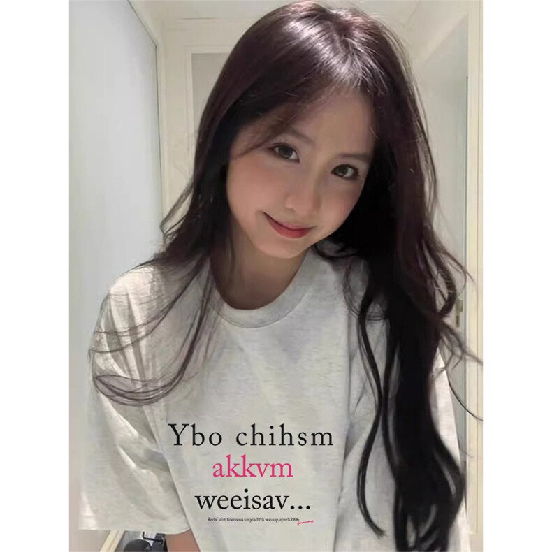 T0754-P25校园美式复古字母潮牌宽松T恤男女同款百搭上衣,女装T恤,星座617A-2