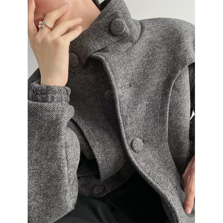 高质量重磅毛呢复古外套JK093-P110,男装夹克,星座313A(原308A-2)