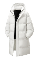 长款棉服新秋冬季防寒棉衣外套2025过膝棉袄情侣HZ8817-P108，男装棉衣，星座610B-1
