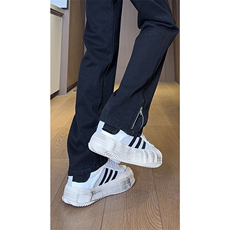 现货秋冬渐变拉链黑色直筒大码修身牛仔裤男K5804-K5805-P50，男装牛仔裤，星座205