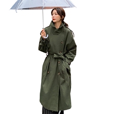 2021春季新款长款工装风衣浙宝292A货号L031，女装风衣，时倾STUDIO