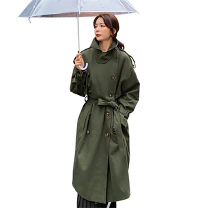 2021春季新款长款工装风衣浙宝292A货号L031图片