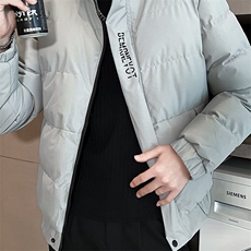网络图现货男士立领加厚棉服商务上衣新款时尚男装R8388-P68，男装棉衣，星座1005-4